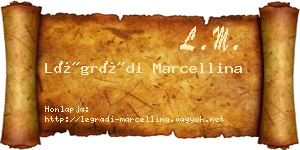 Légrádi Marcellina névjegykártya